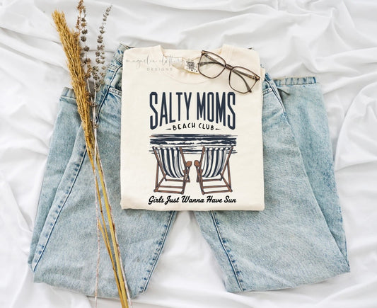 Salty Moms {Clear Film Screen Print Transfer} - ADULT 10.5x8.4