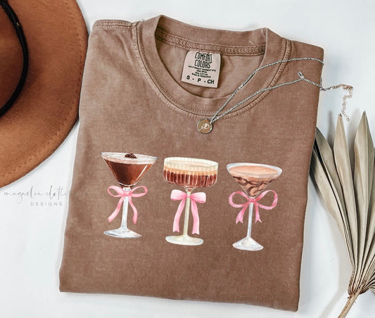 Espresso Martini {Clear Film Screen Print Transfer} - ADULT 10.5x5.5