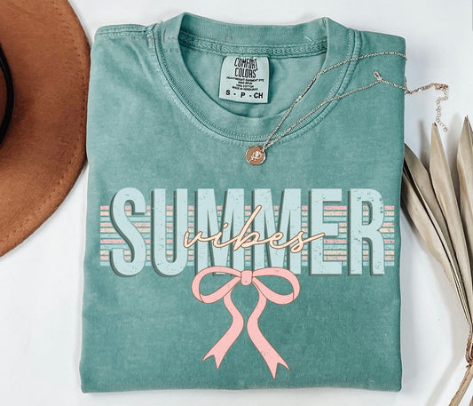 Summer Vibes {Clear Film Screen Print Transfer} - ADULT 10.5x6.9