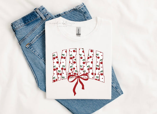 Cherry Mama {Clear Film Screen Print Transfer} - ADULT 10x10